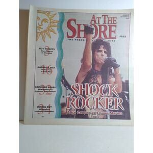 At The Shore Magazine Oct 2000 Alice Cooper Shock Rocker The Press